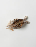 Turtle Leopard Claw Clip