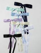 SaltyKurlz 15cm clip-on hair bow in a range of colours— girly statement bow clip